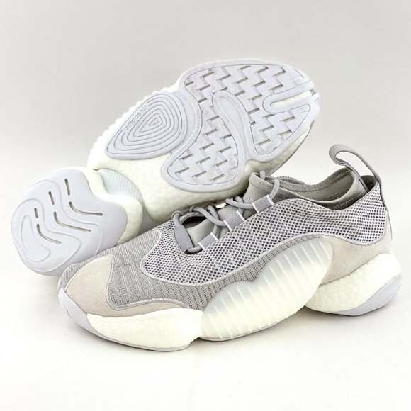 Adidas Crazy BYW 2 White Grey Men's Sneakers Shoes Boost Gray NO SHOE BOX - Picture 3 of 10